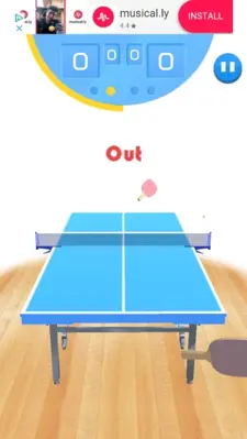 Table Tennis 3D android App screenshot 1